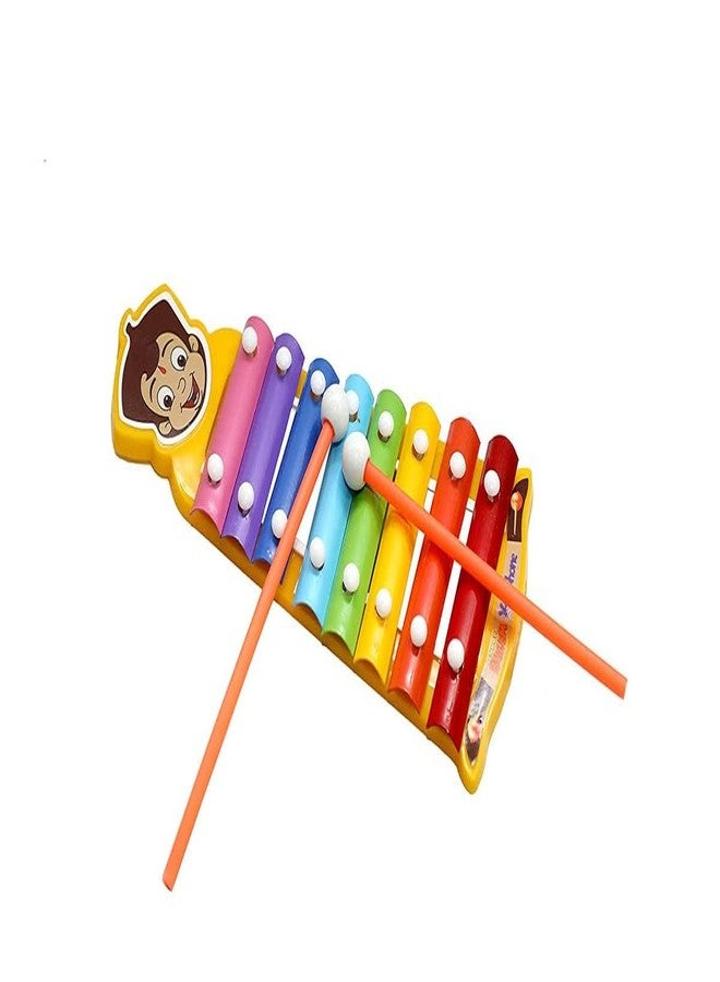 DECODAZZ Xylophone Musical Toy 8 Notes, Xylophone Plastic 8 Notes, 2 Sticks, Sound Making Toys for Kids (MulticolorB) - Image 4